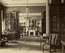 HSP Exhibition, Patterson Mansion Looking West, Society Photo Collection HALF