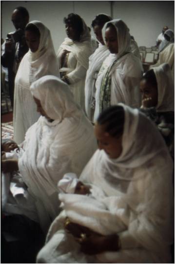 Women at the Ethiopian Orthodox Church-Photograph by Vera Viditz-Ward