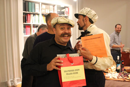 Scott Alberts and the Philadelphia Athletics won the Scavenger Hunt.