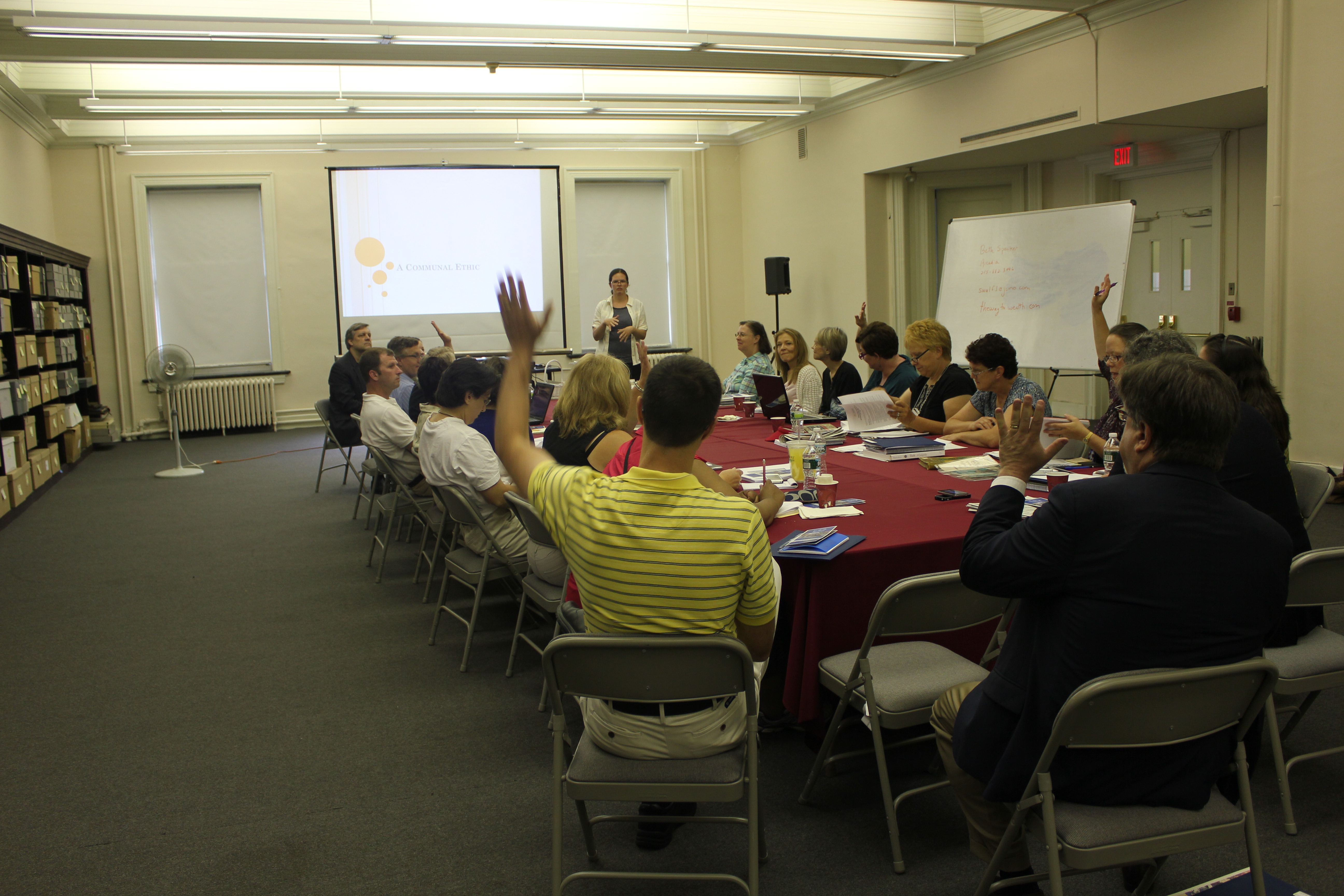 Teachers enjoy classroom discussions,