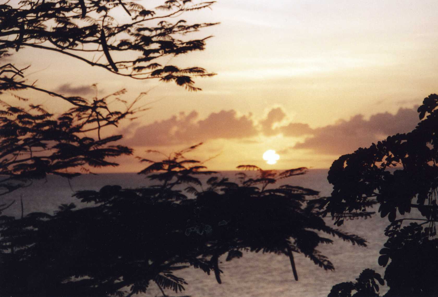 View from Nevis house