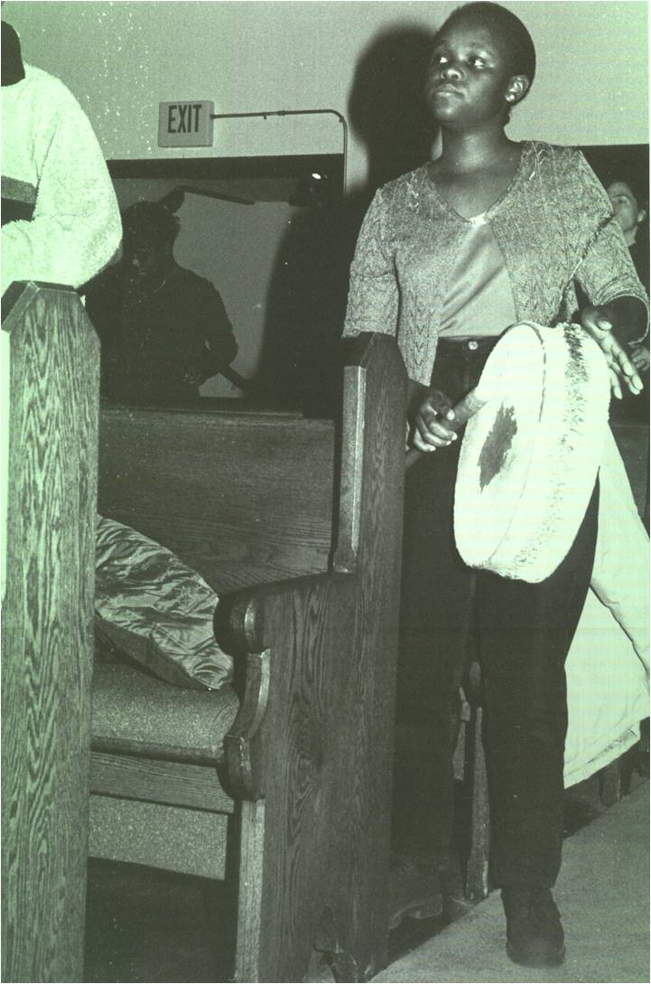 Service at Trinity Episcopal Church, a Kenyan church-Photograph by Vera Viditz-Ward