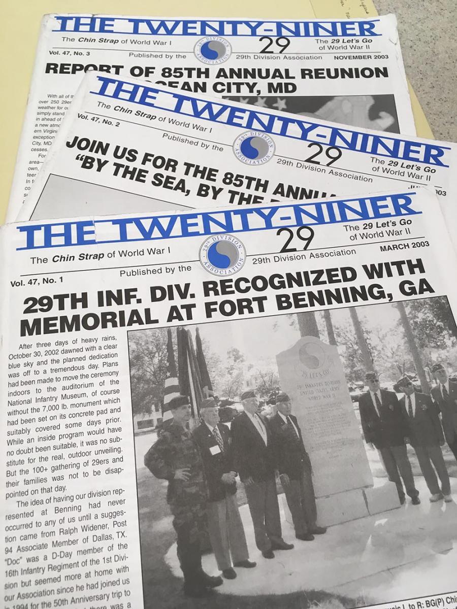 The Twenty-Niner newsletter